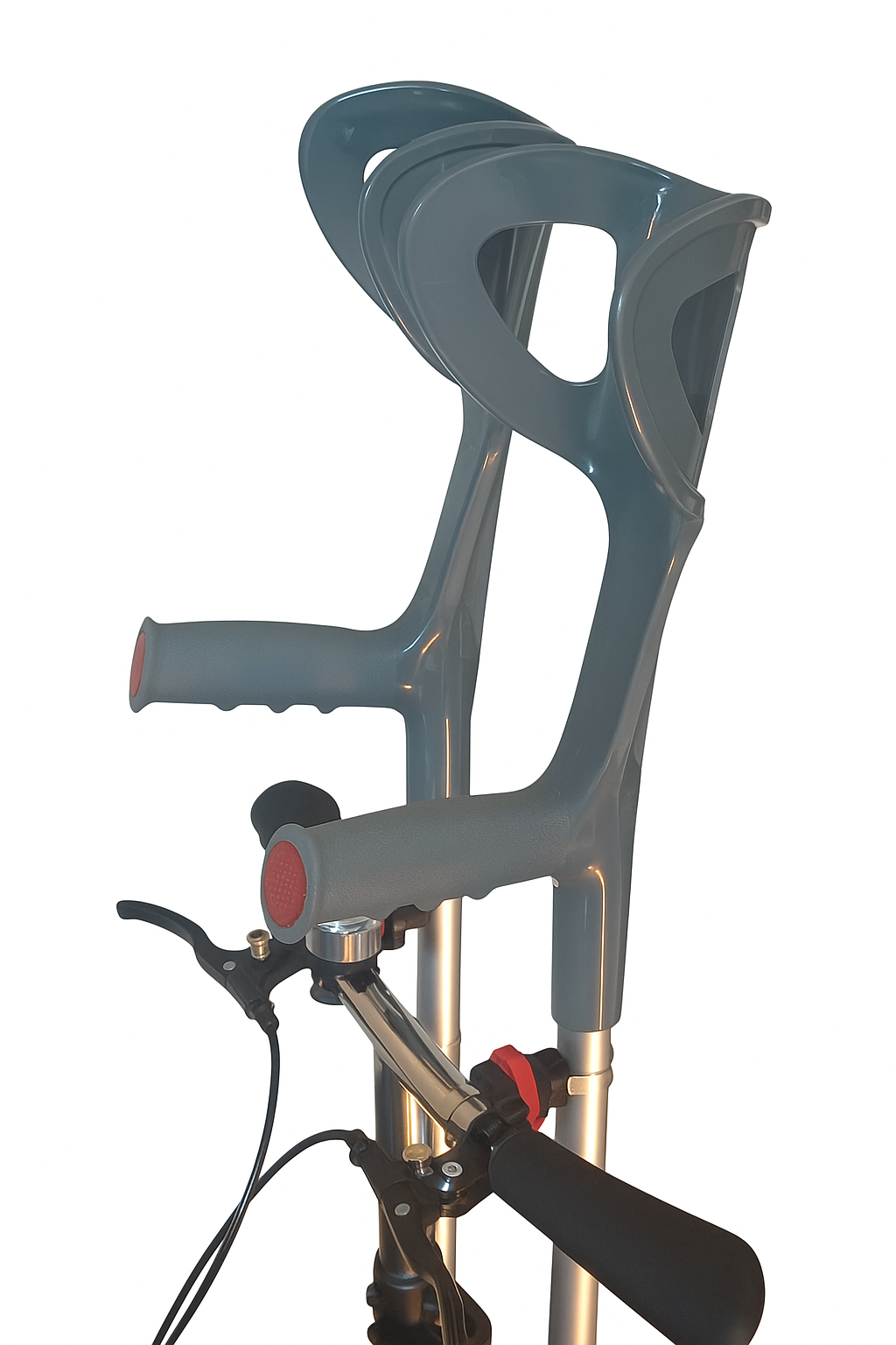 Crutch holders - Adapter Mini Quad (black/red) - Rent! Crutch holders - Adapter Mini Quad (black/red) - Rent!