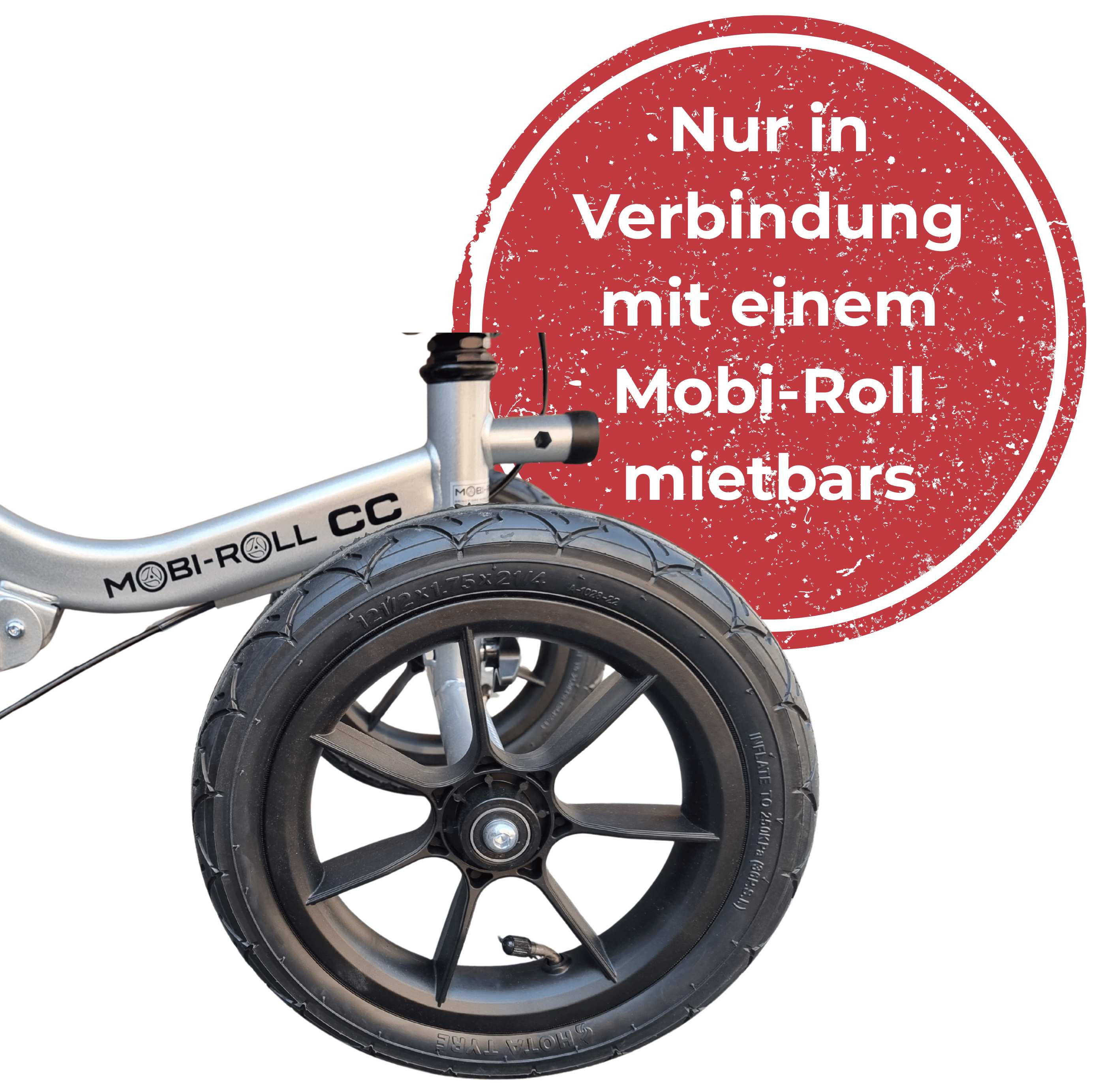 MR22 oder MR23 mit Cross-Country-Lufträdern – für maximalen Komfort auf unebenen Wegen und ein aktives Leben-Mieten!