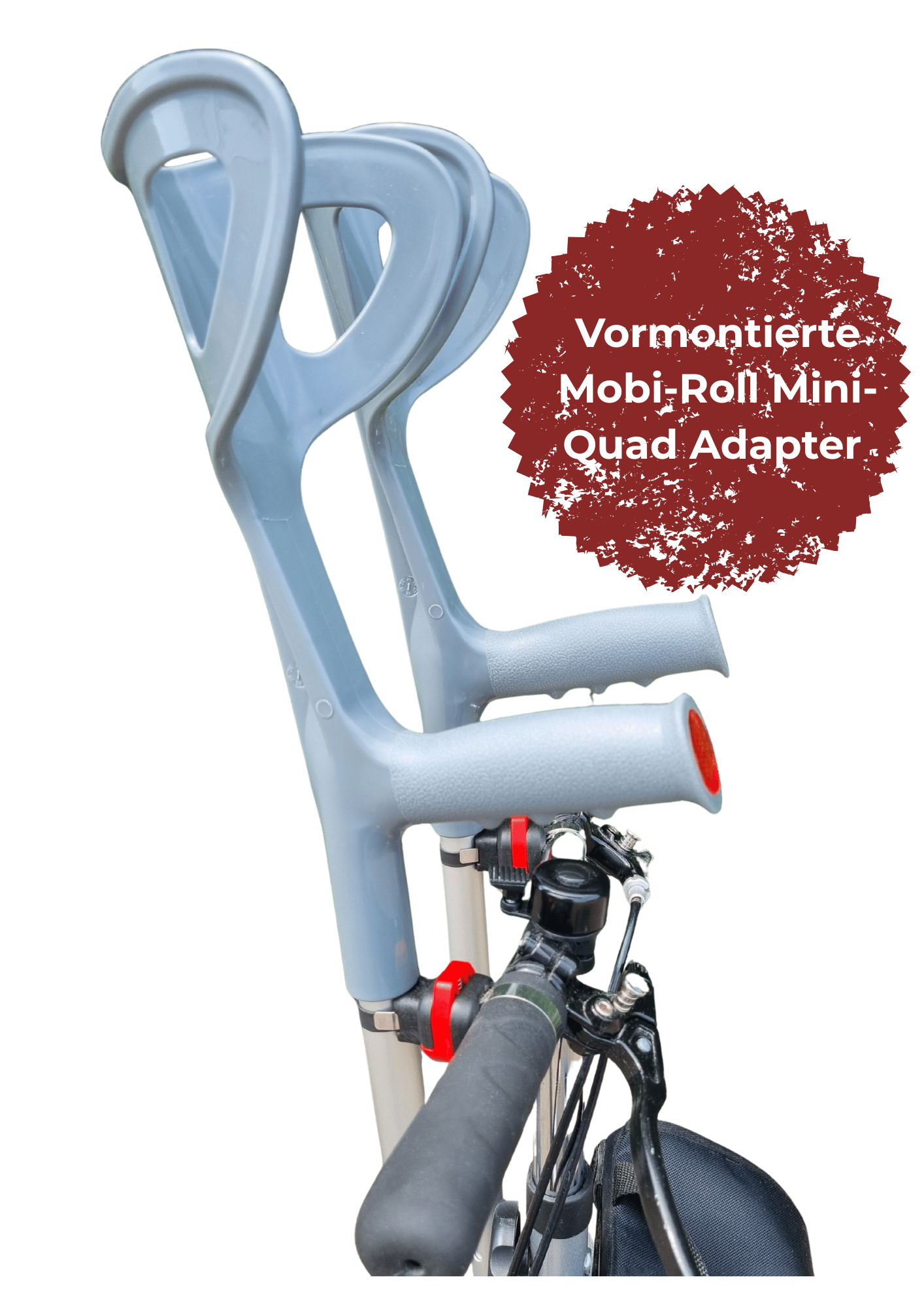 🔥 Mobi-Roll Set - Unterarmgehstützen mit Halterungen (Adapter Mini Quad) - Mieten! 🔥 Mobi-Roll Set - Unterarmgehstützen mit Halterungen (Adapter Mini Quad) - Mieten!
