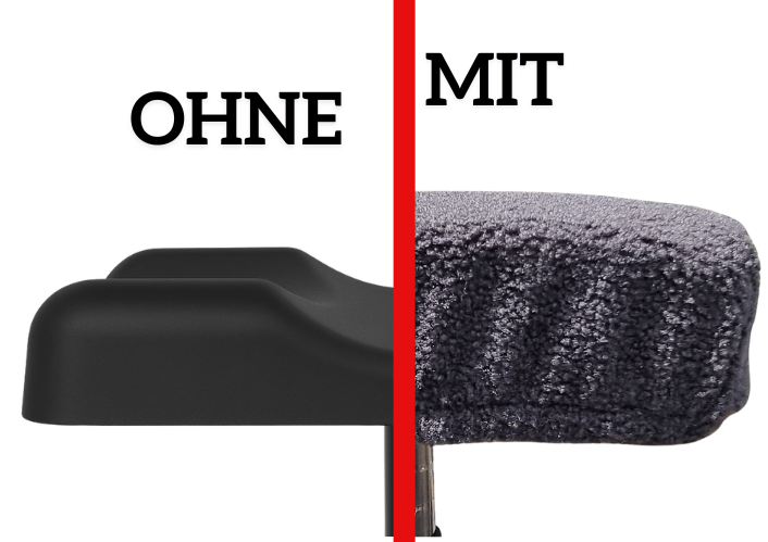 Schaumkissen-Komfortbezug für Kniesattel - Jetzt mieten ausschließlich in Verbindung mit einer Bestellung Mobi-Roll Schaumkissen-Komfortbezug für Kniesattel - Jetzt mieten ausschließlich in Verbindung mit einer Bestellung Mobi-Roll