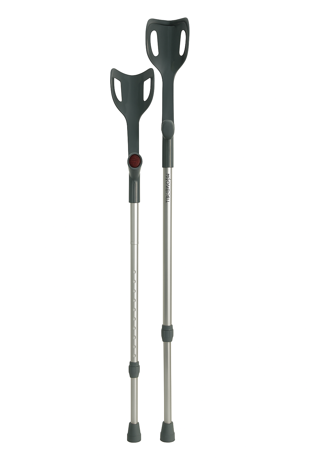 Crutch holders - Adapter Mini Quad (black/red) - Rent! Crutch holders - Adapter Mini Quad (black/red) - Rent!