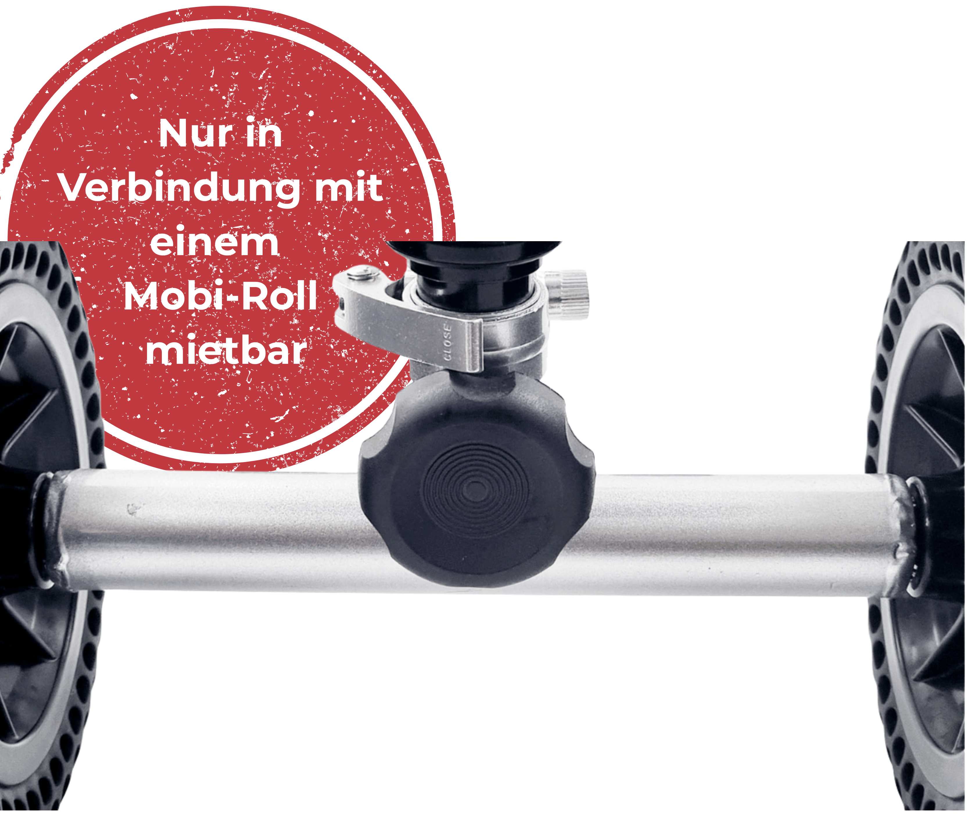 Umbau- Walker Achse für Mobi-Roll MR 22/23/23CC - Mieten!
