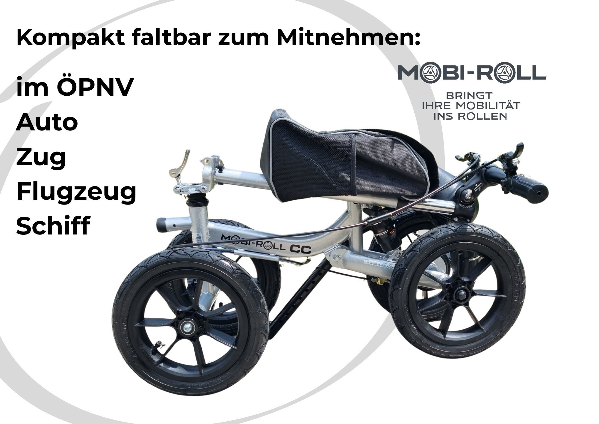 Mobi-Roll Laufroller (MRW 25 CC) |Gehhilfe mit Sitz - Jetzt mieten!