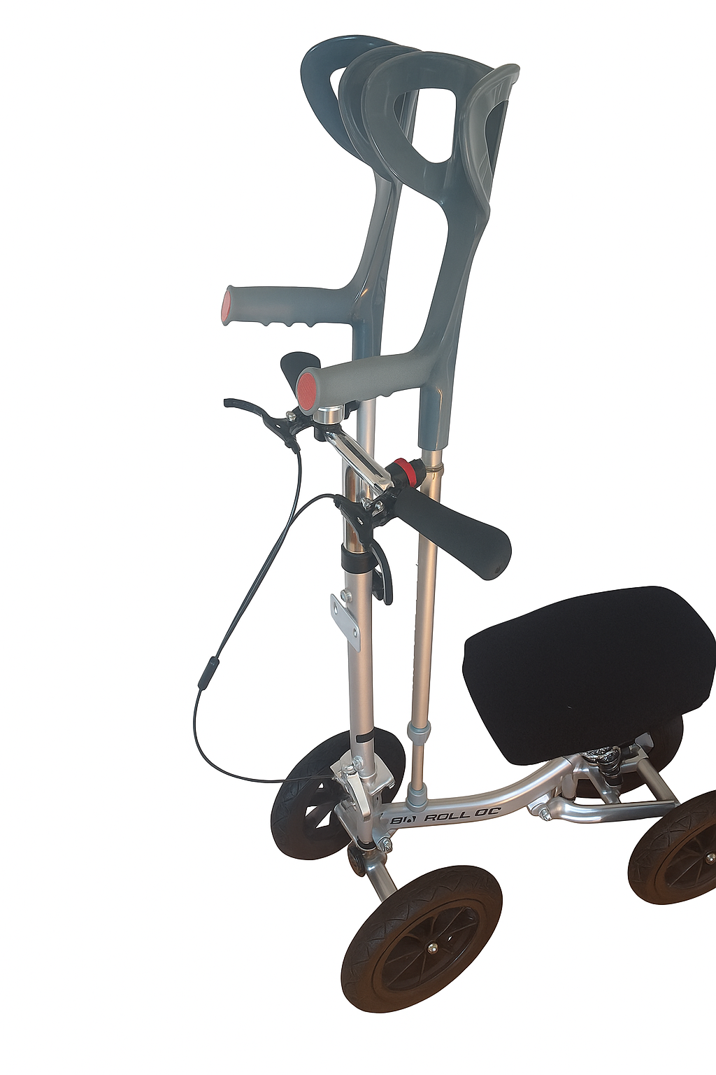 Crutch holders - Adapter Mini Quad (black/red) - Rent! Crutch holders - Adapter Mini Quad (black/red) - Rent!