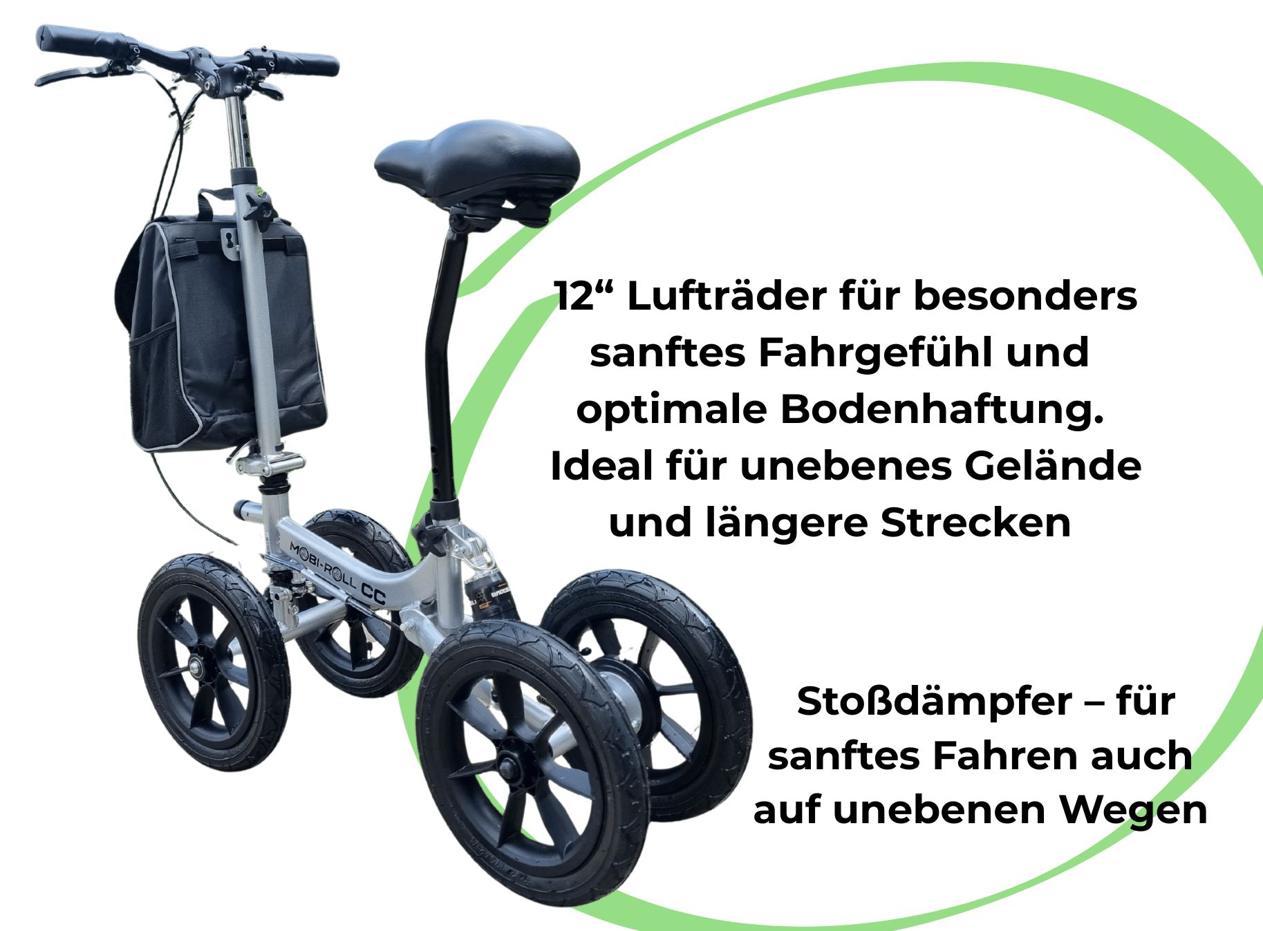 MRW 25 CC – Die neue Generation der Mobilität zwischen Rollator und Rollstuhl- Gehhilfe mit Sitz & Luftreifen - Jetzt kaufen! MRW 25 CC – Die neue Generation der Mobilität zwischen Rollator und Rollstuhl- Gehhilfe mit Sitz & Luftreifen - Jetzt kaufen!