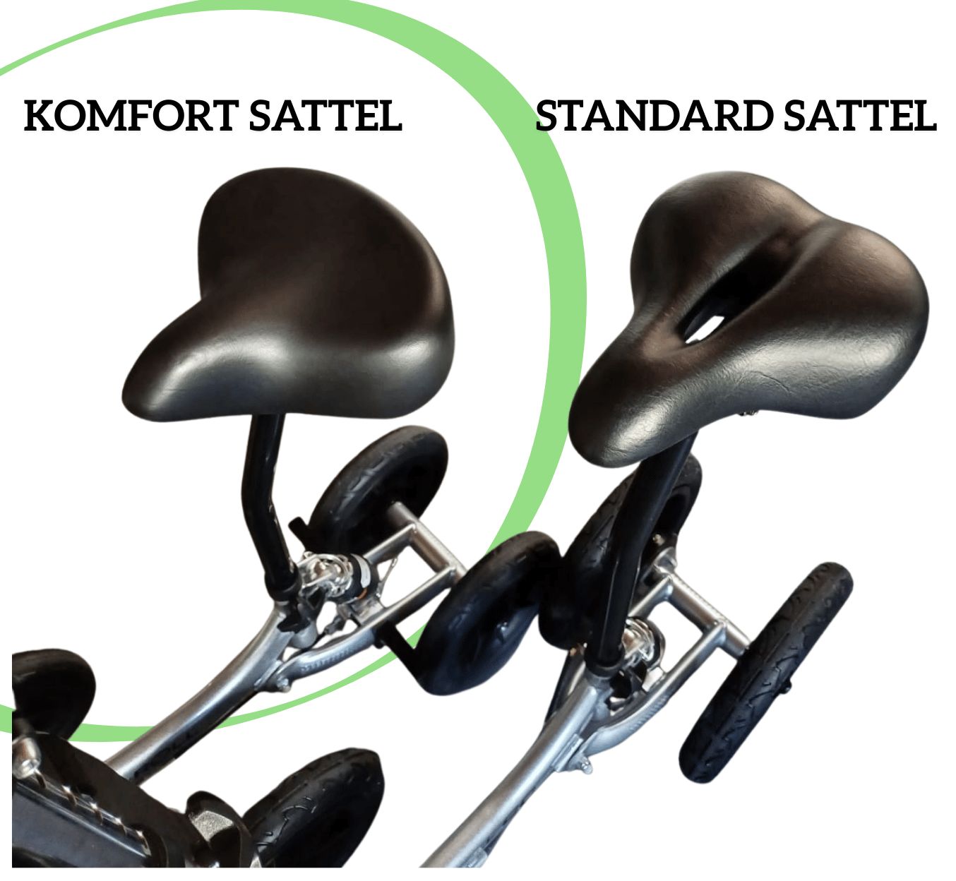 Seat saddle for Mobi-roll