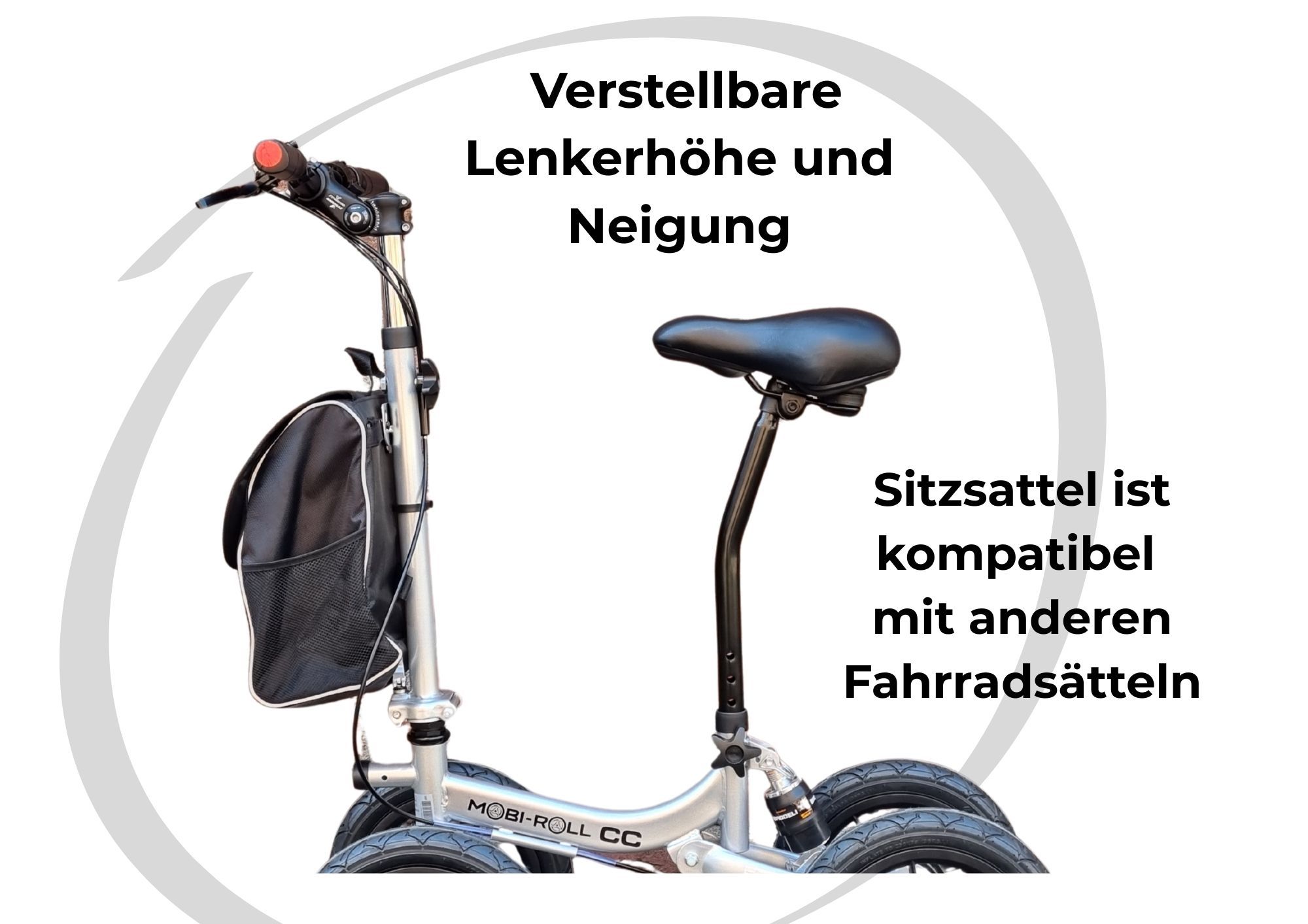 Mobi-Roll Laufroller (MRW 25 CC) |Gehhilfe mit Sitz - Jetzt mieten!