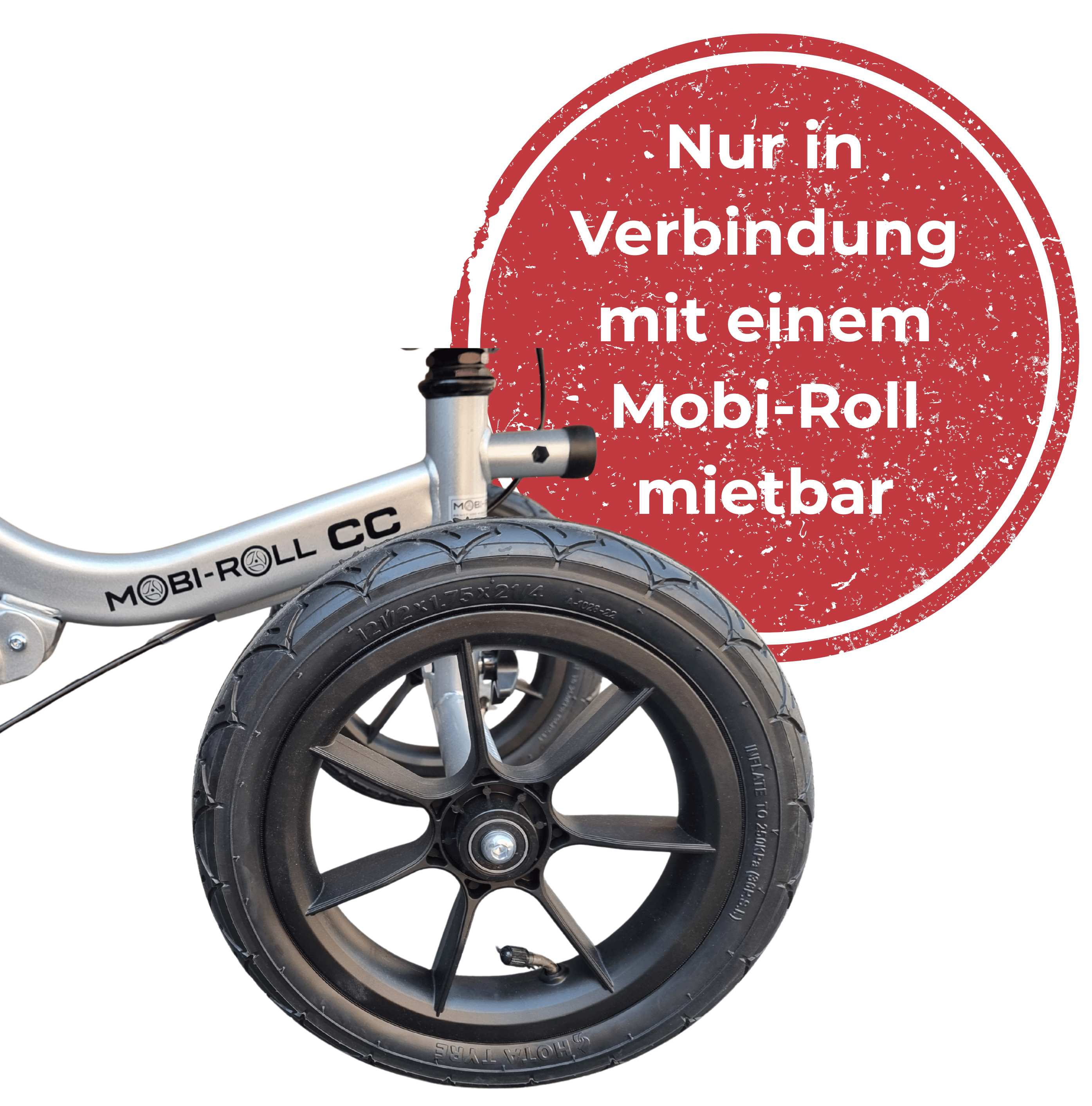 MR22 oder MR23 mit Cross-Country-Lufträdern – für maximalen Komfort auf unebenen Wegen und ein aktives Leben-Mieten!